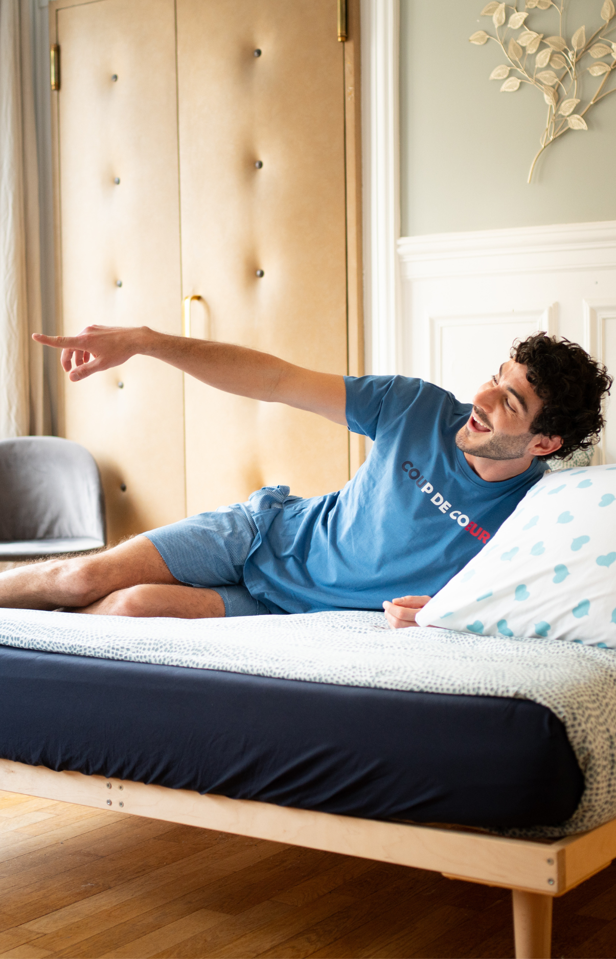 Round neck pajamas - CAVIAR