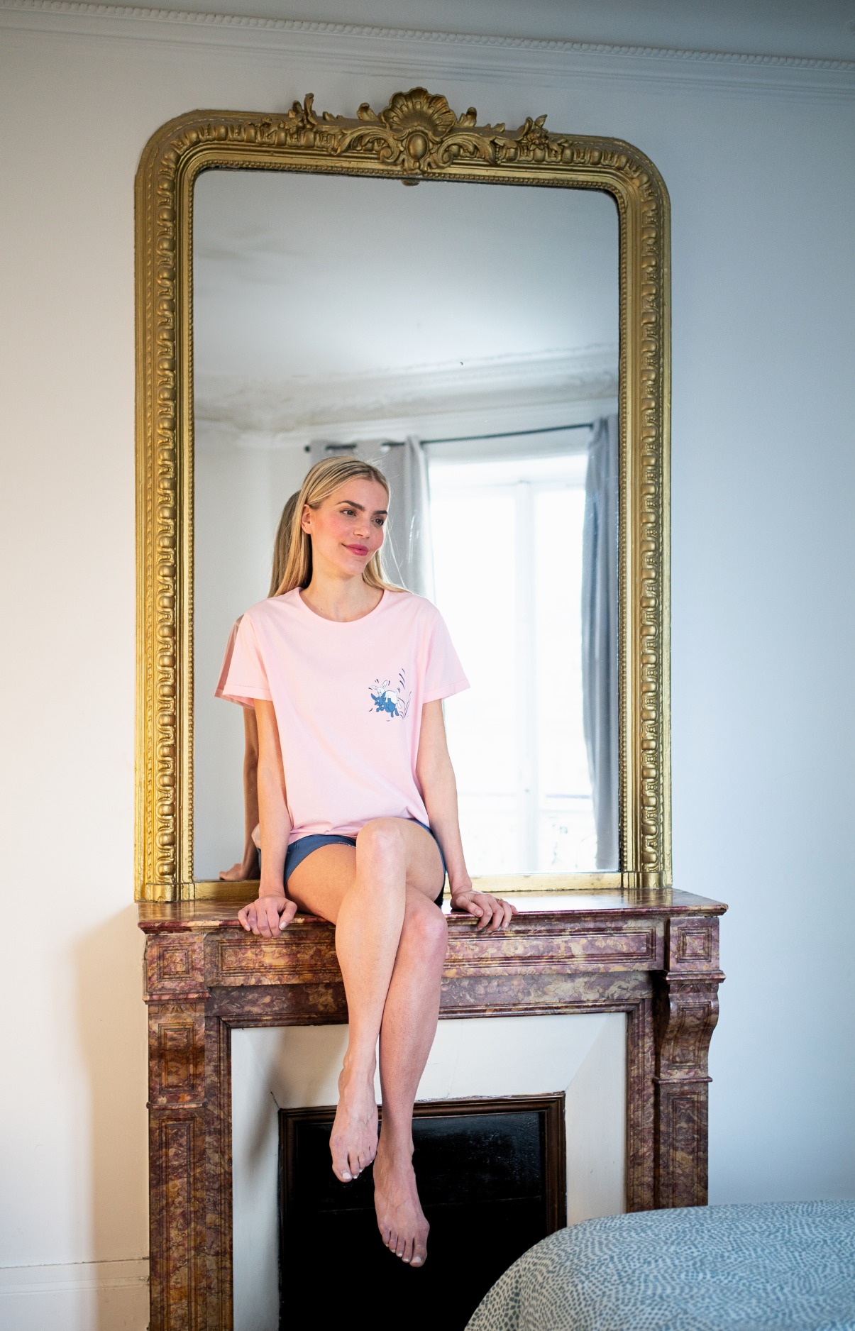 Pyjashort femme 100% coton - COQUIN