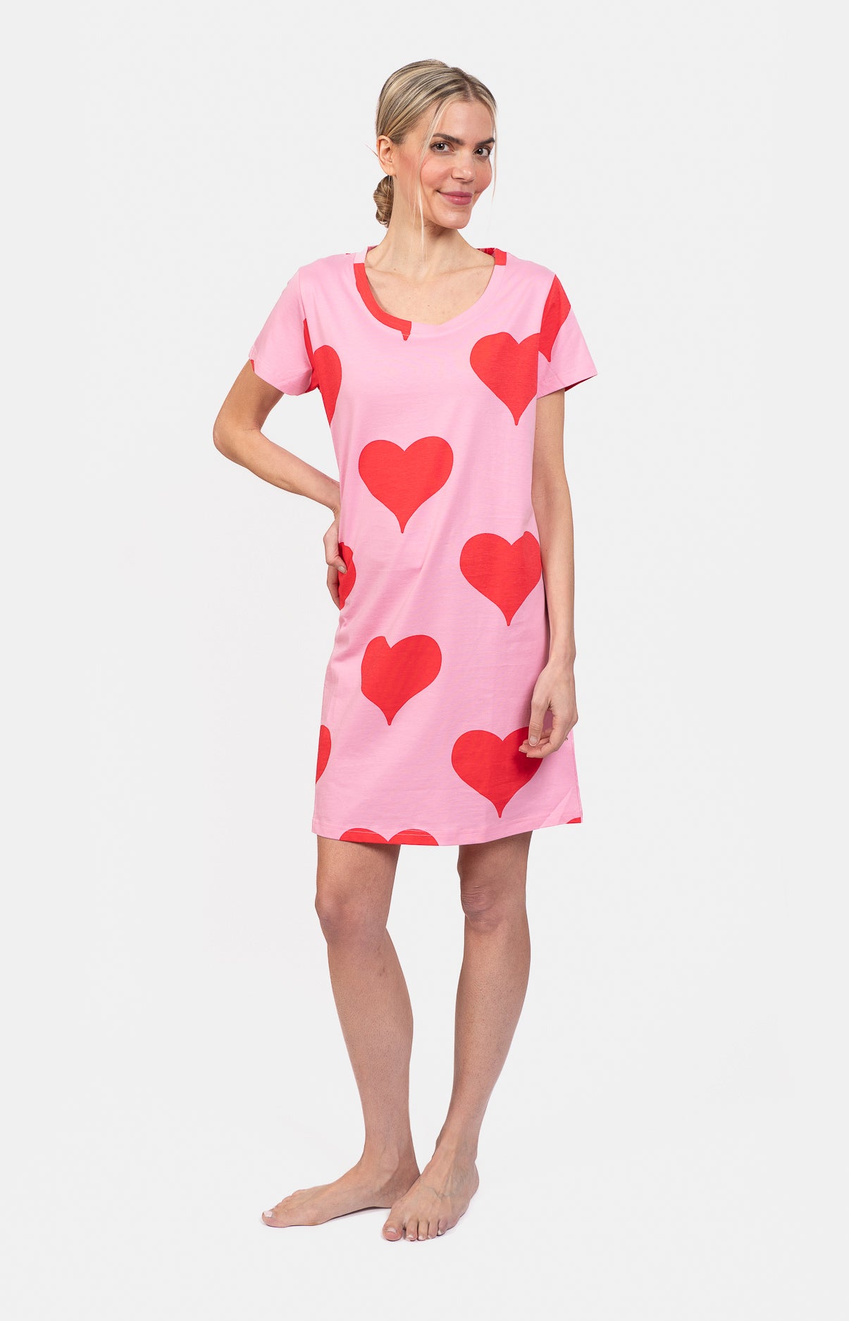Round neck nightgown - BIG