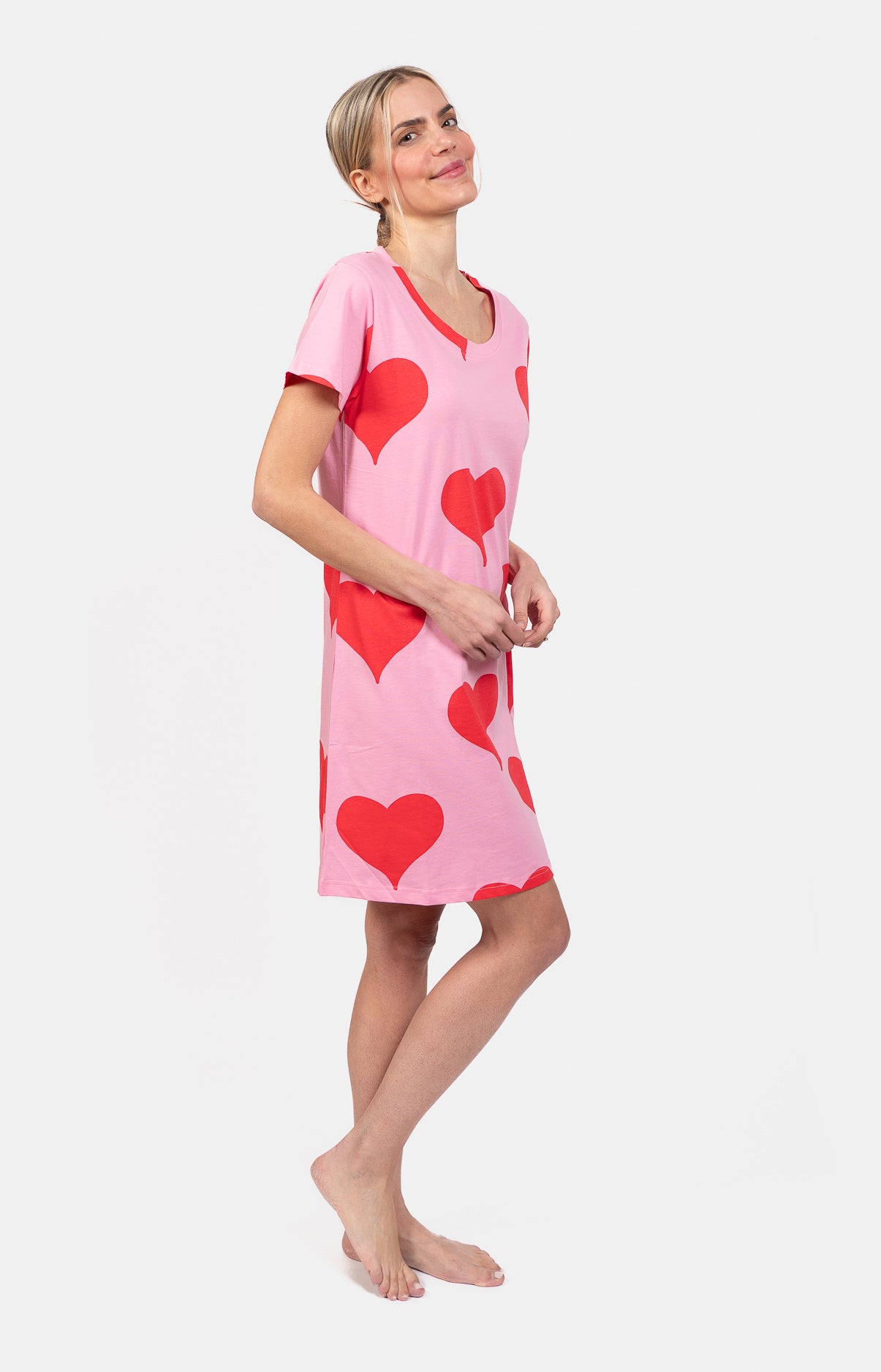 Round neck nightgown - BIG