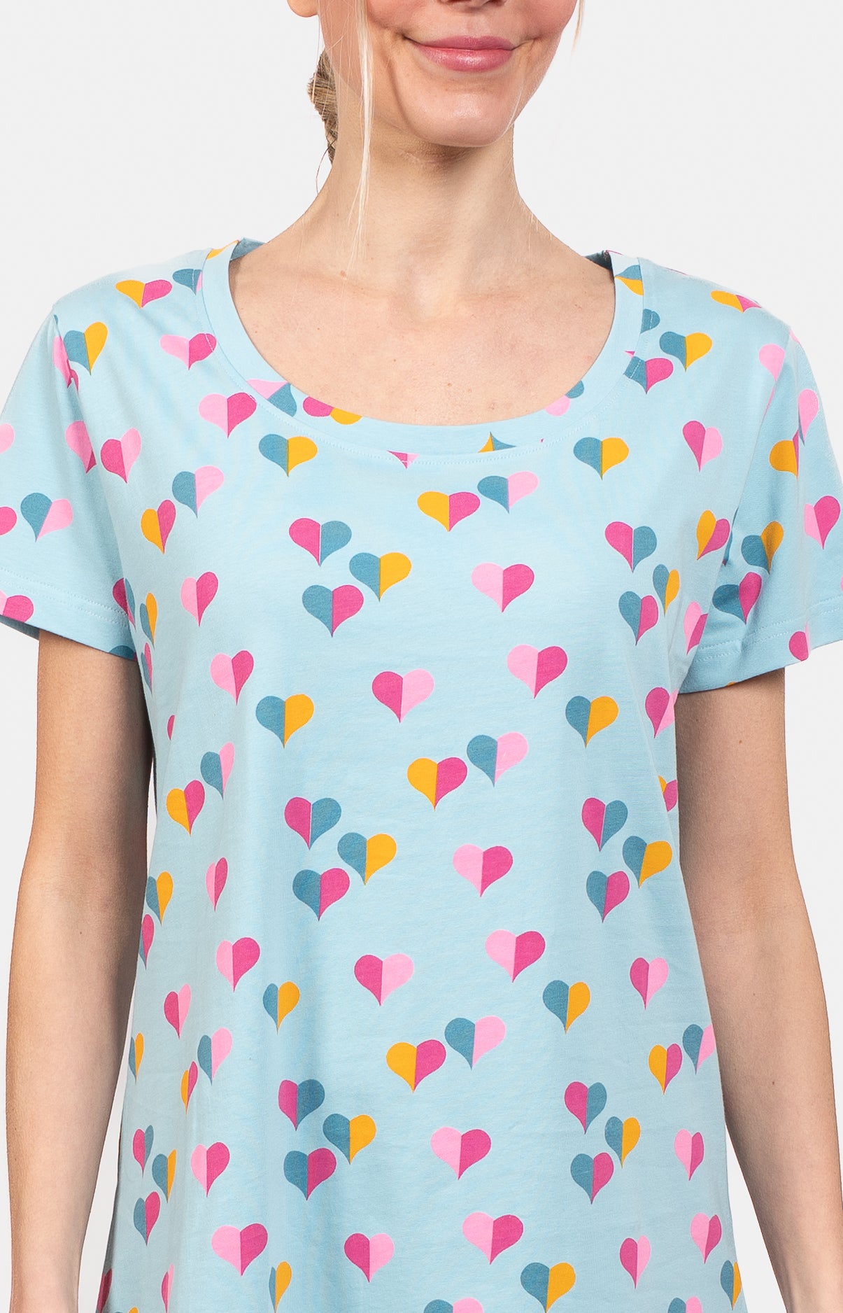 Round neck nightgown - HALF