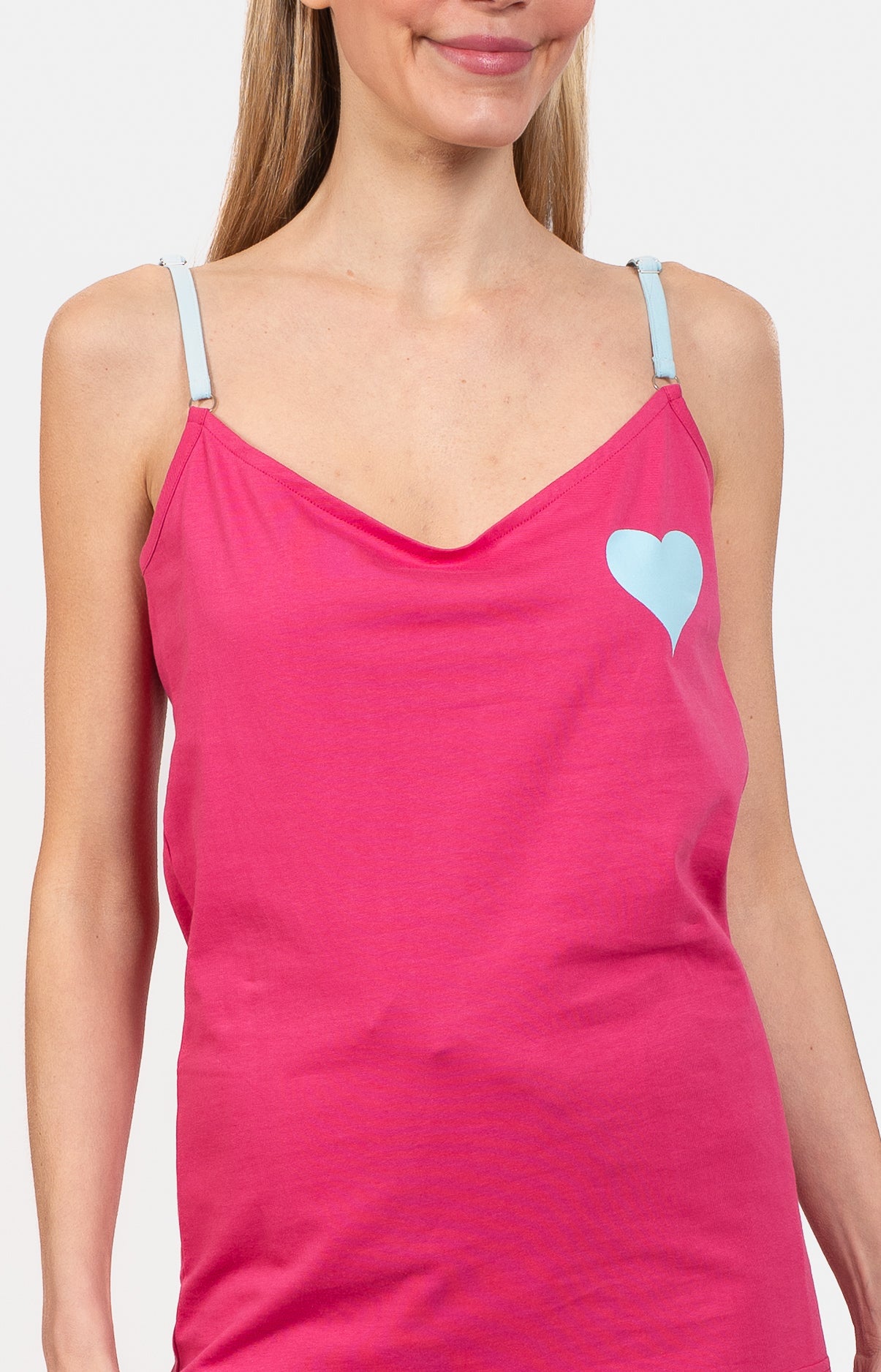 Long sleeveless pajamas with straps - UNI