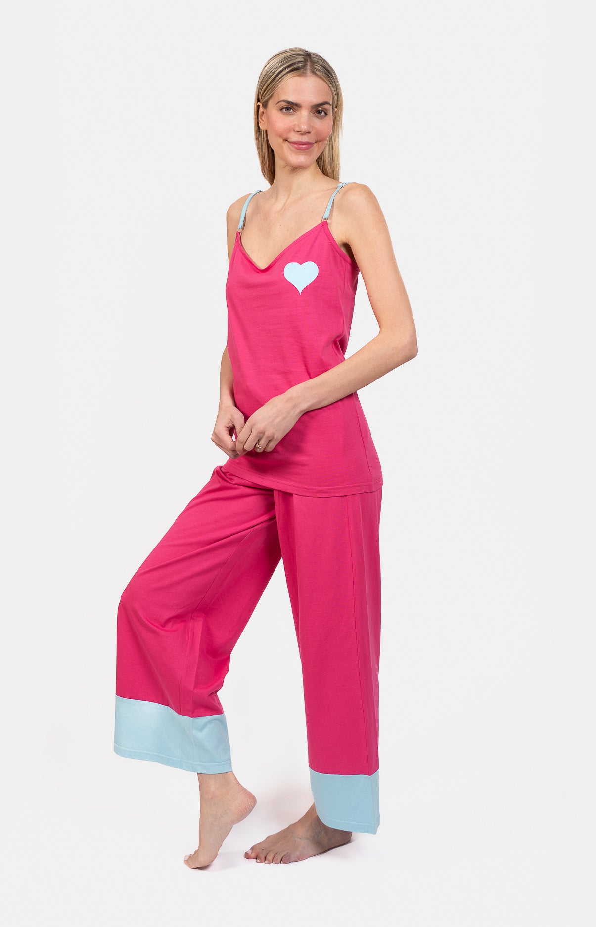 Long sleeveless pajamas with straps - UNI