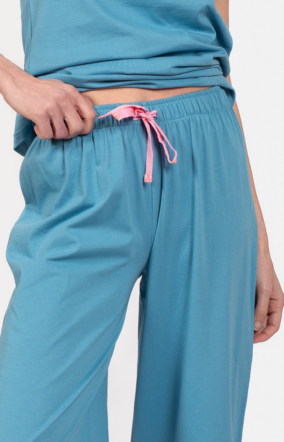 Pyjama long haut sans manches à bretelles - UNI