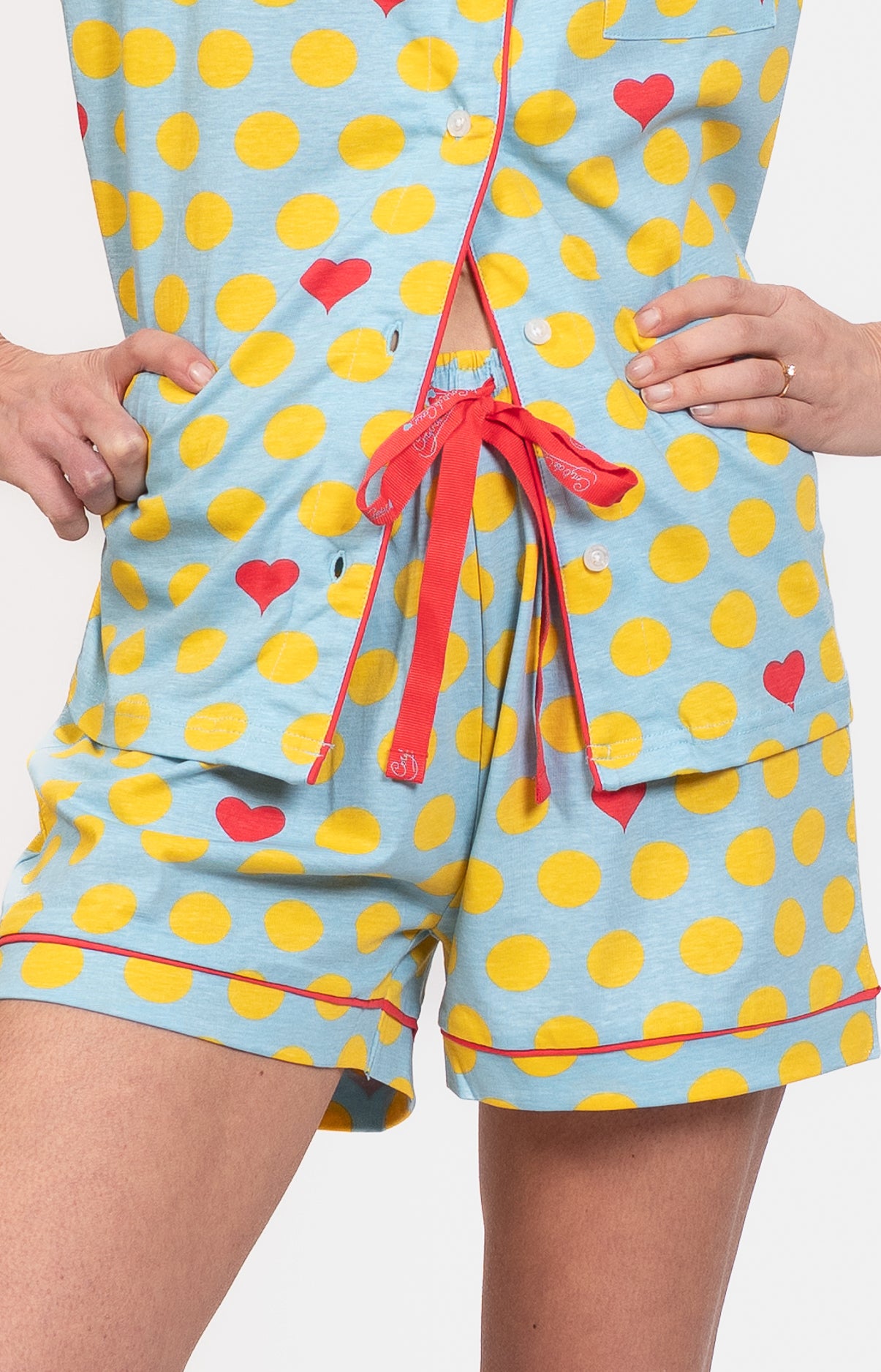 Pyjama court boutonné - POIS