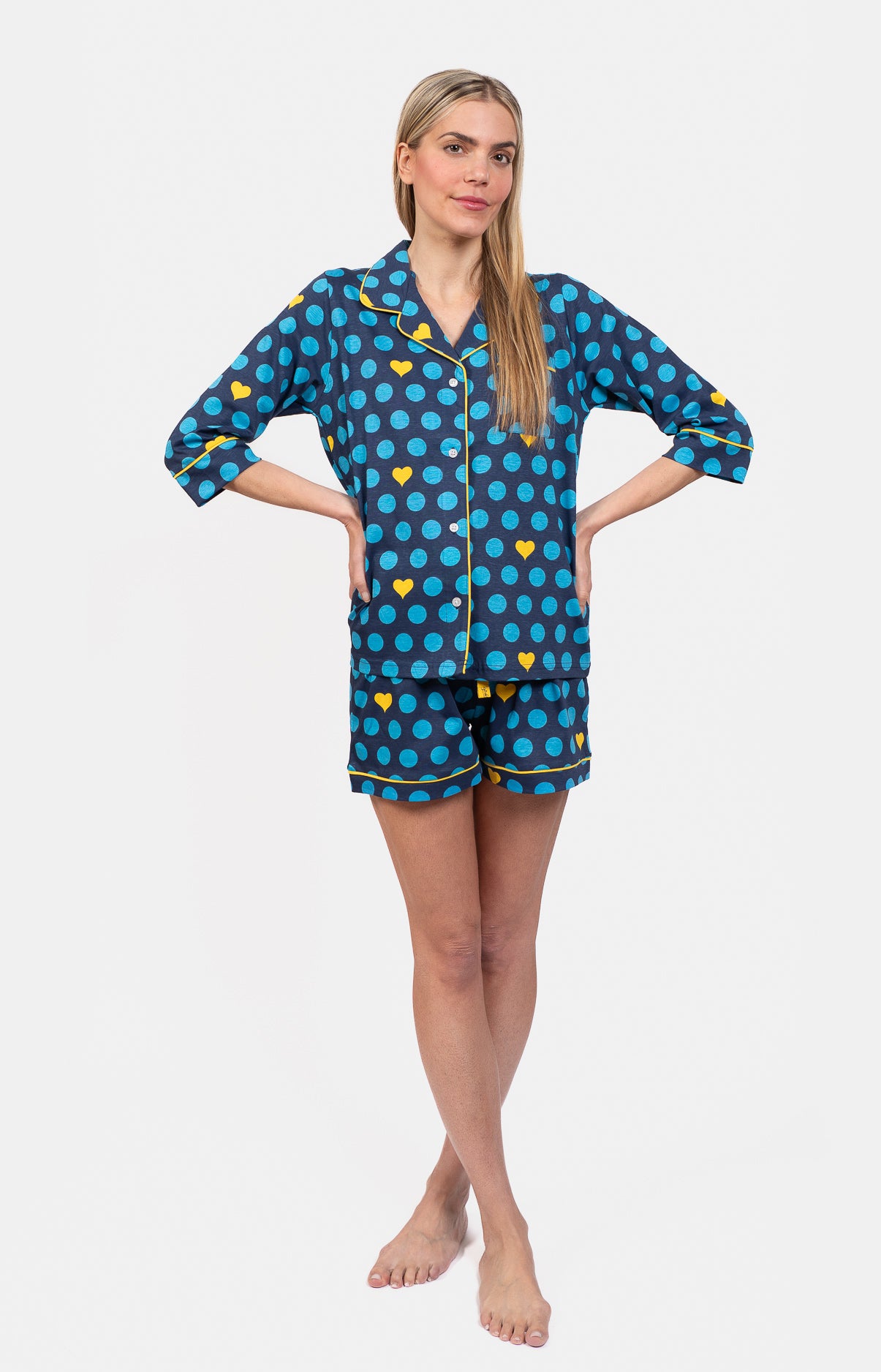 Short buttoned pajamas - POIS