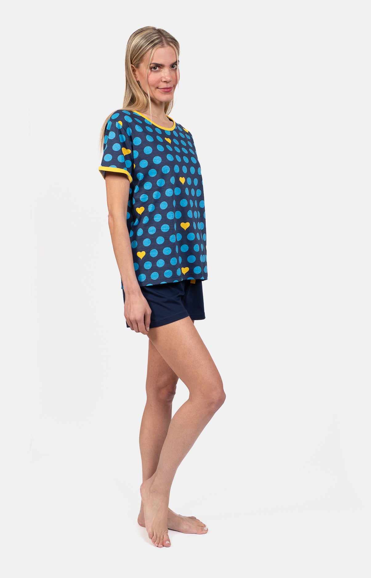 Pyjashort col rond - POIS