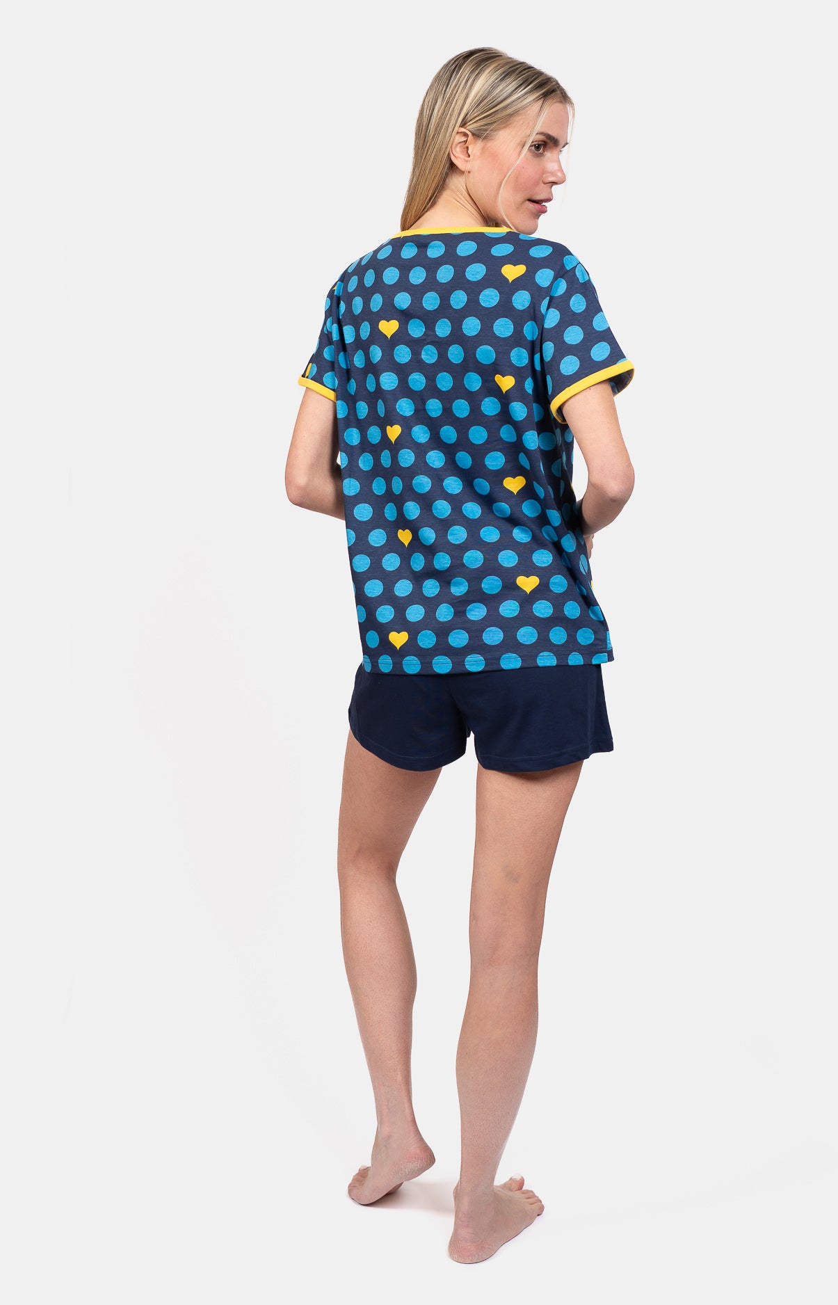 Pyjashort col rond - POIS