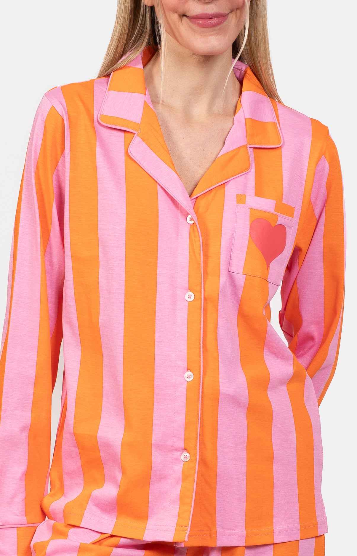 Pyjama femme long 100% coton - RAYE