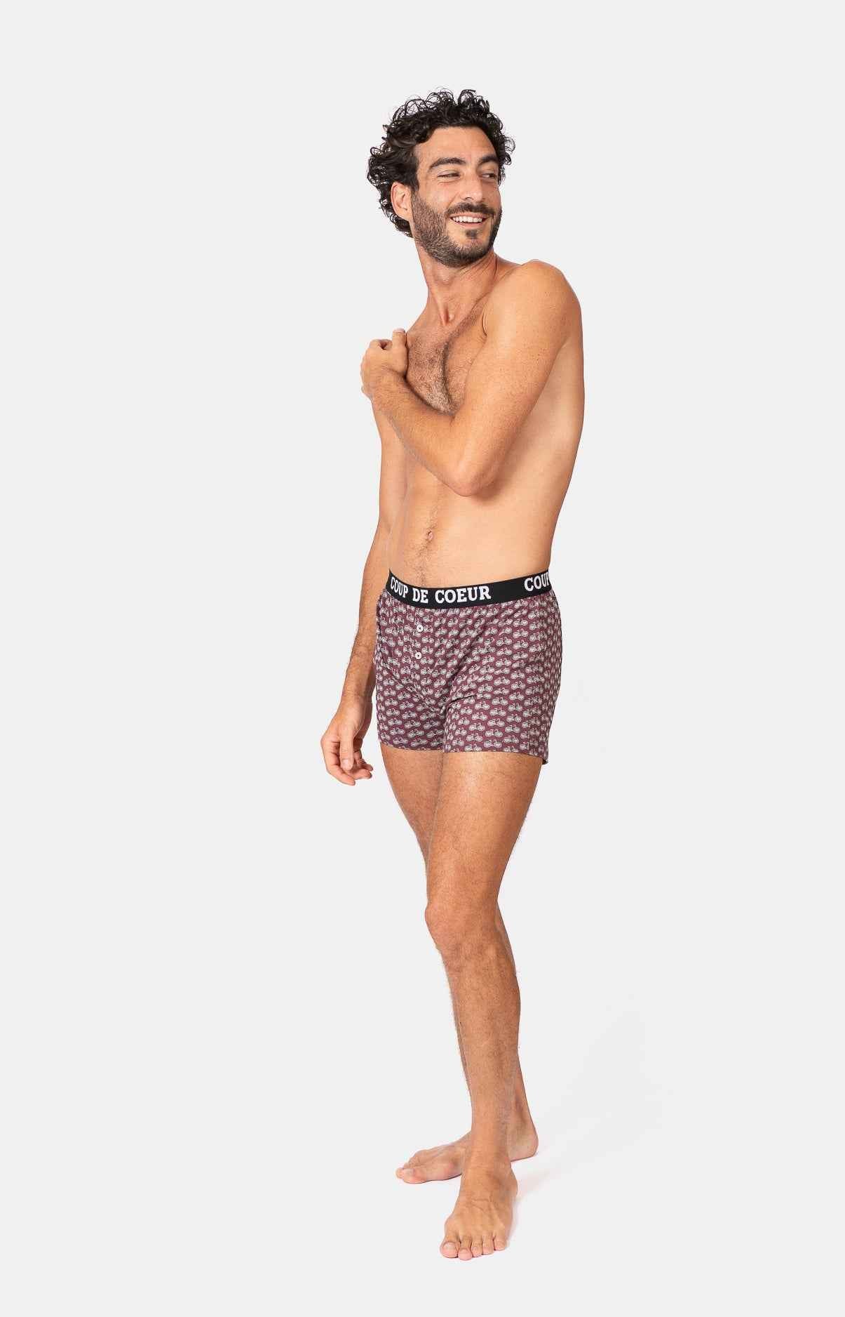 Caleçon homme maille 100% coton - VELO