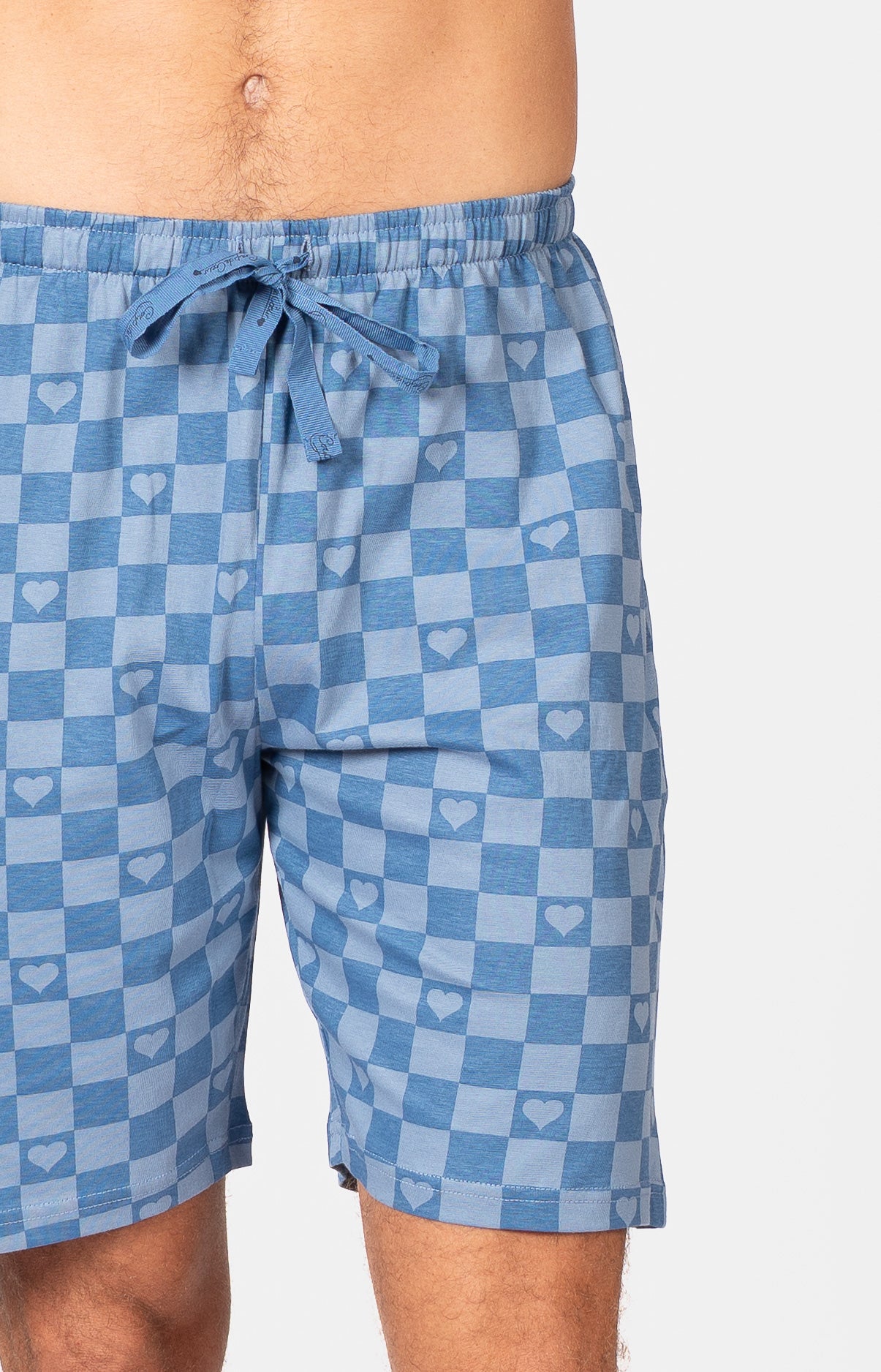 Pyjashort col rond - DAMIER