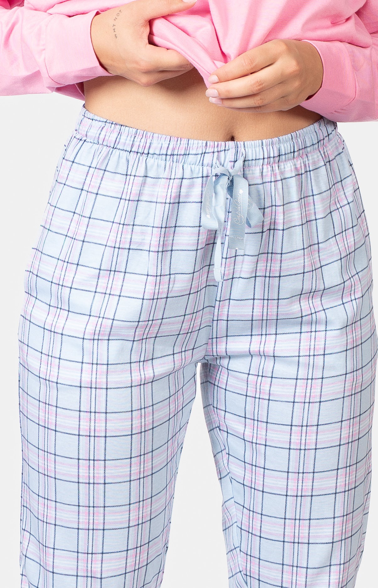 Pyjama long col V oversize - AMOR