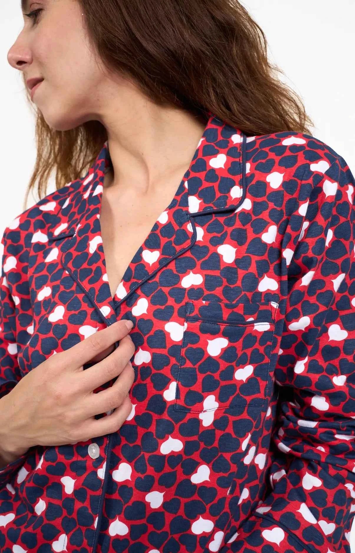 Pyjama femme long 100% coton - COBBY