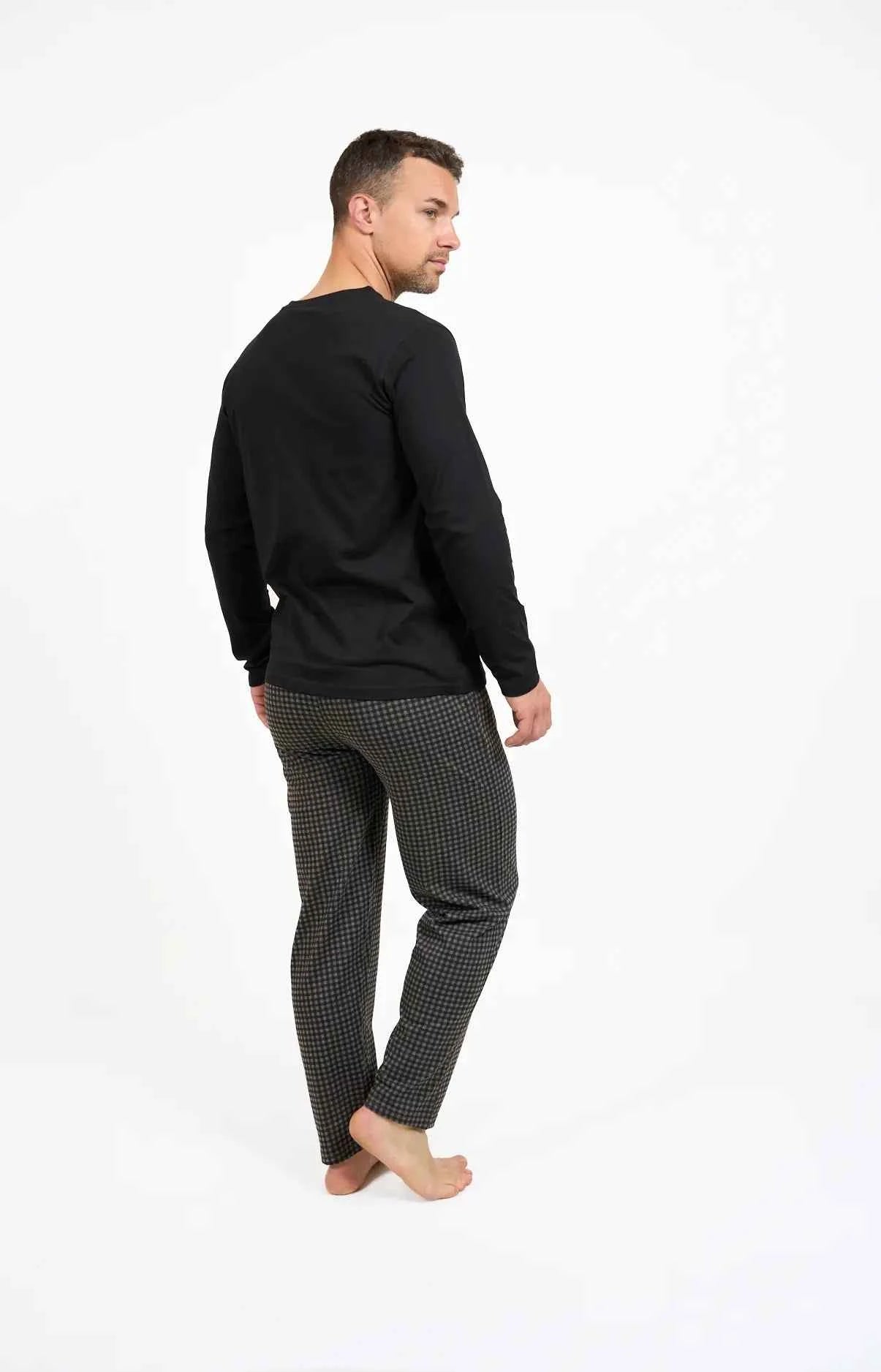 Pyjama homme long 100% coton - VICHY