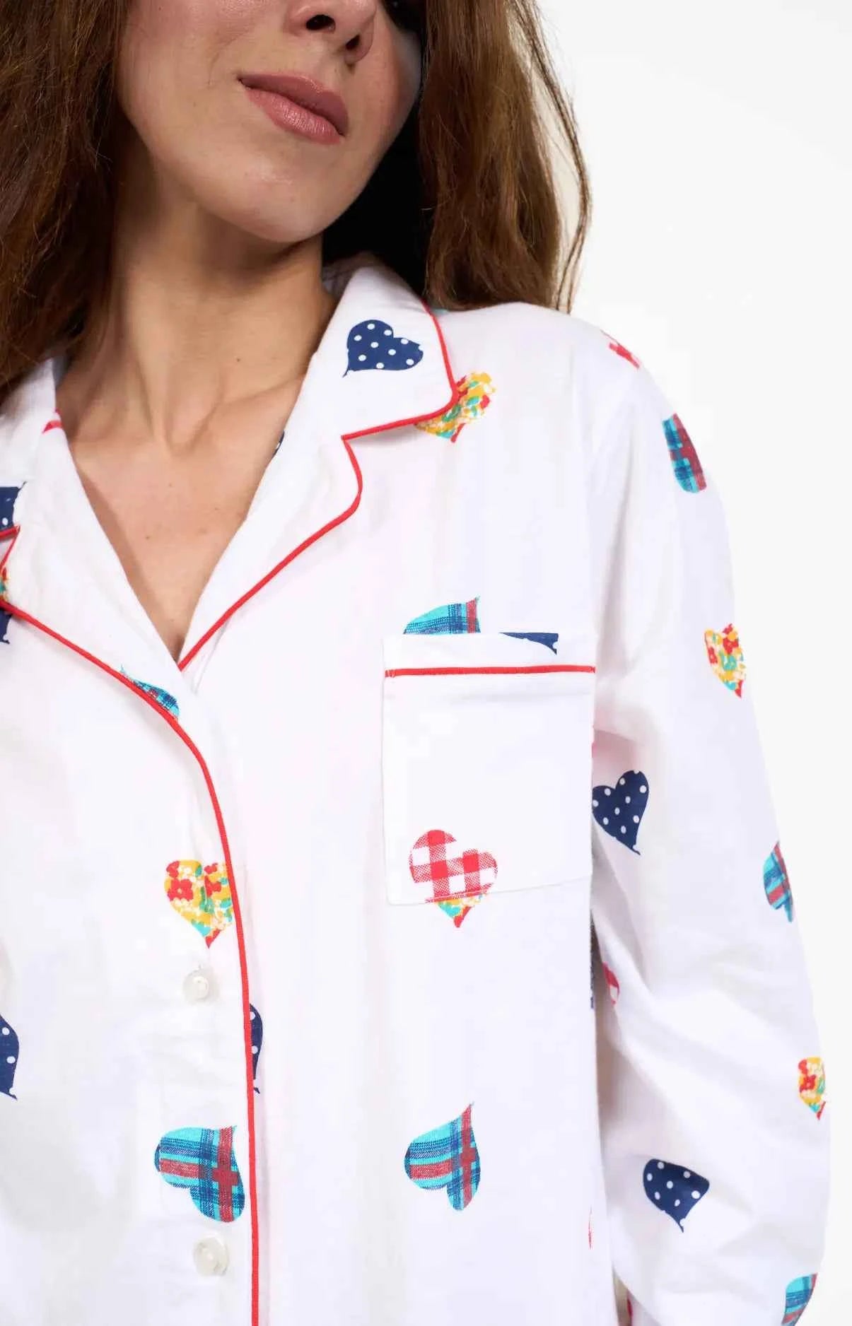 Pyjama femme long 100% coton - COPATCH