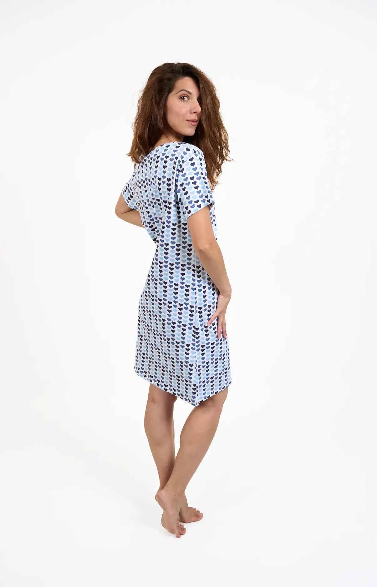 Chemise de nuit femme 100% coton - COCAM
