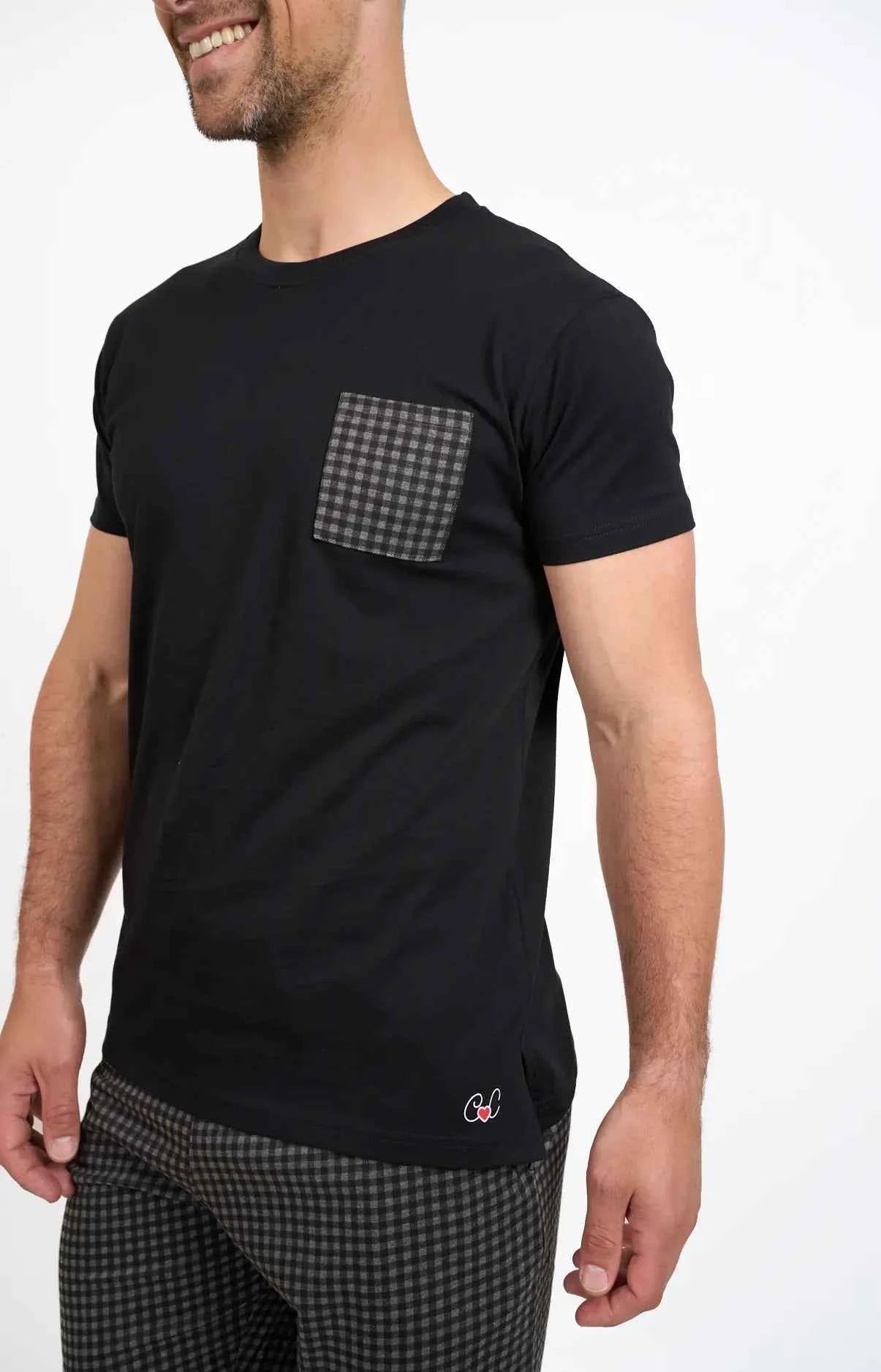 Pyjashort homme 100% coton - VICHY