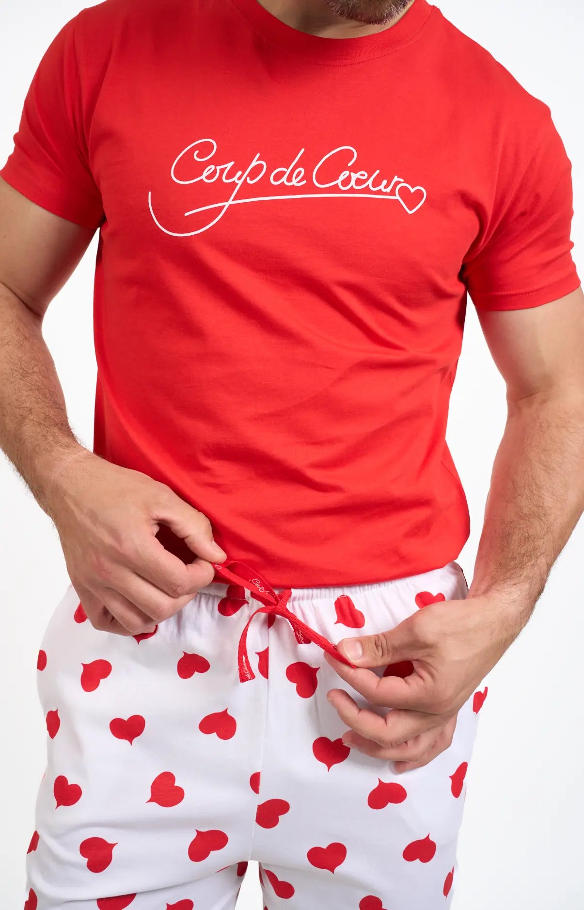 Pyjashort col rond - COEUR