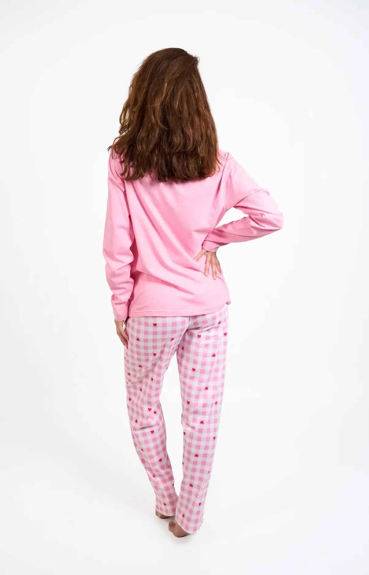 Pyjama femme long 100% coton - VICHY