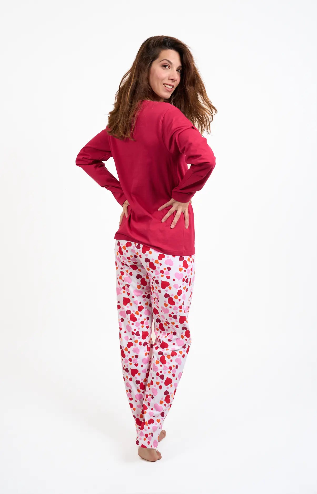 Pyjama long col rond - CONFETTI