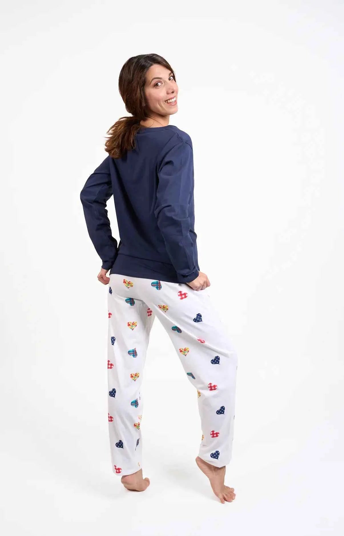 Pyjama femme long 100% coton - COPATCH