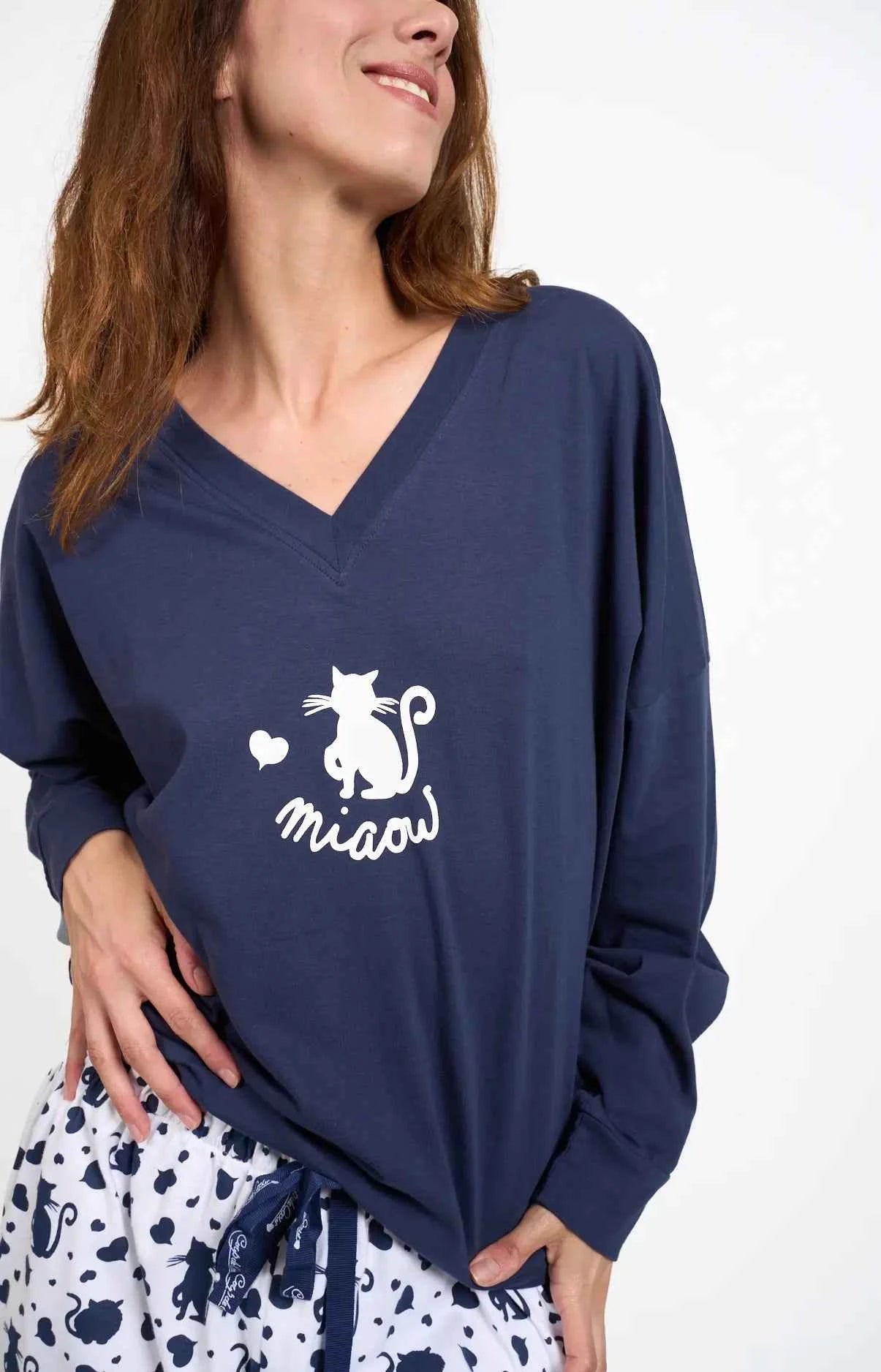 Pyjama long t-shirt oversize 100% coton - CHACOEUR
