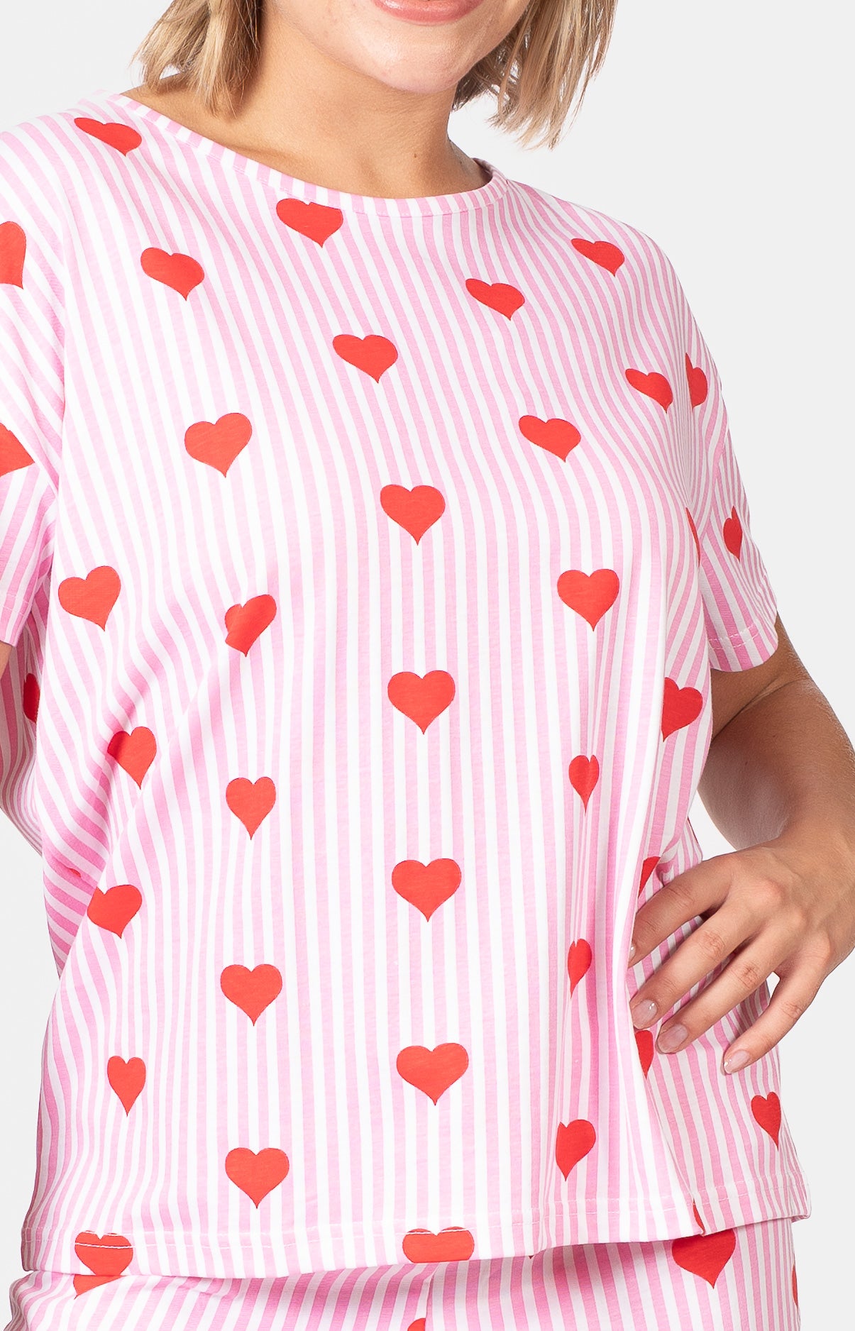 Pyjashort col rond oversize - BAYA