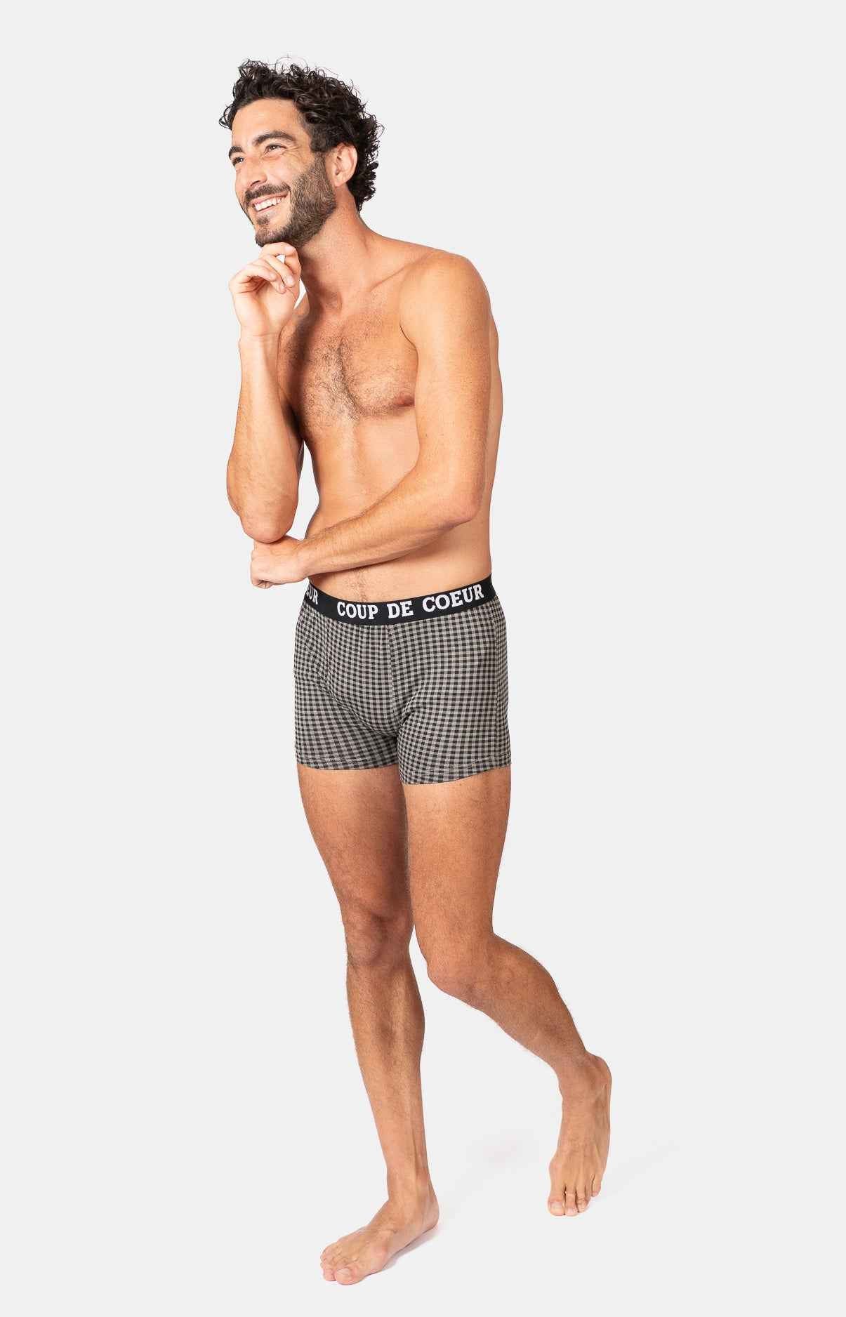 Boxer homme 95% coton 5% élasthanne - VICHY
