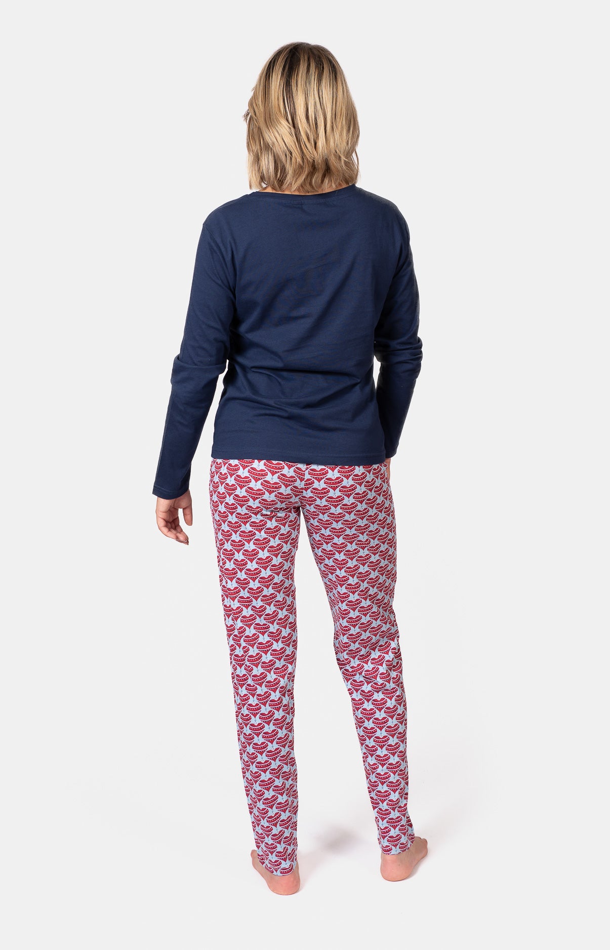 Pyjama femme long 100% coton - DECO