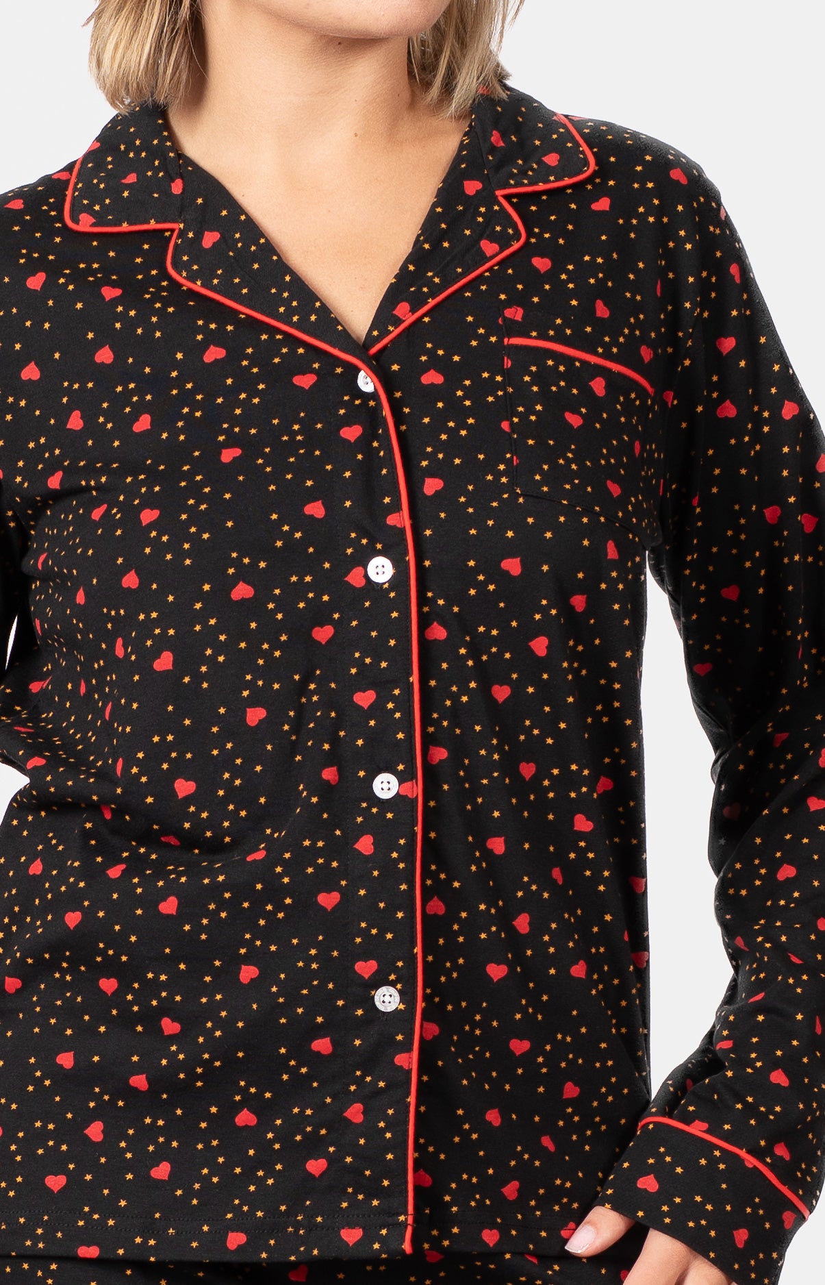 Pyjama long boutonné - STAR