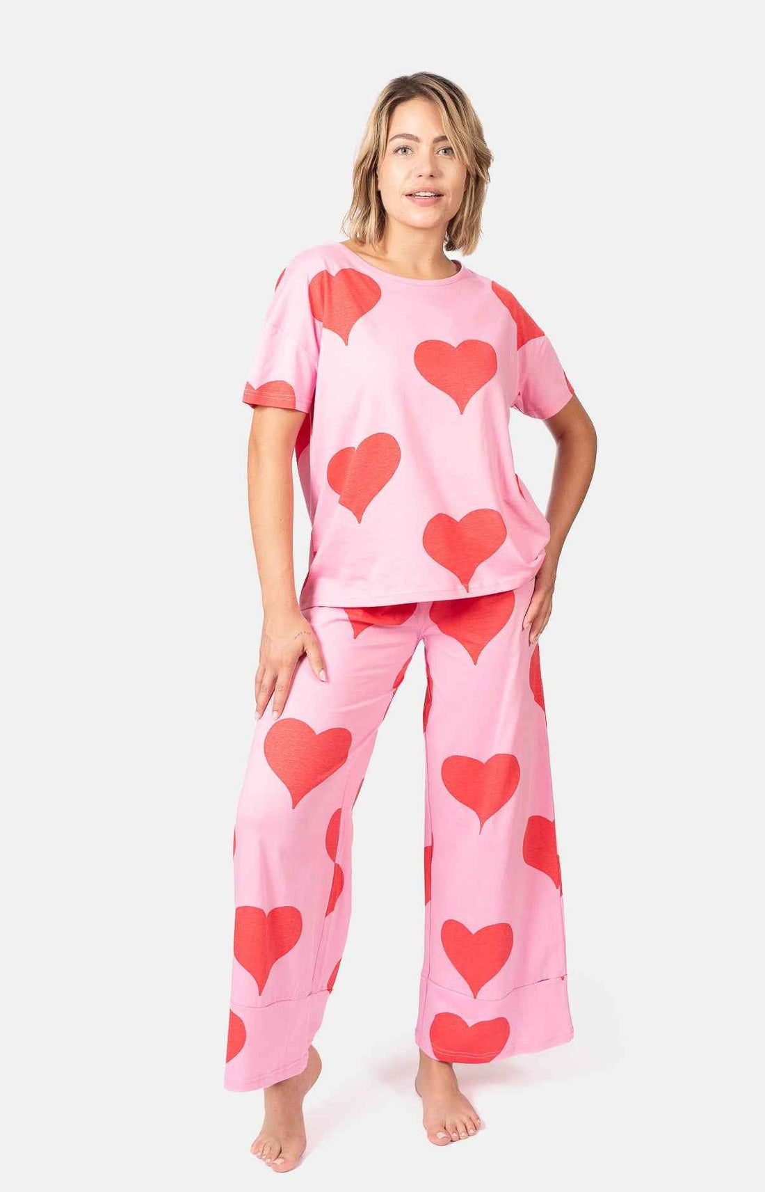 Idée de cadeau pour la fête des mères : le pyjama coeur !