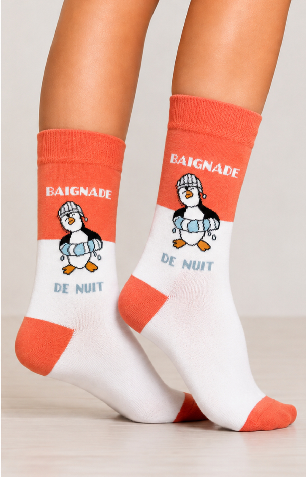 Chaussettes femme PINGOUIN - Taille 36/40, Couleur Orange
