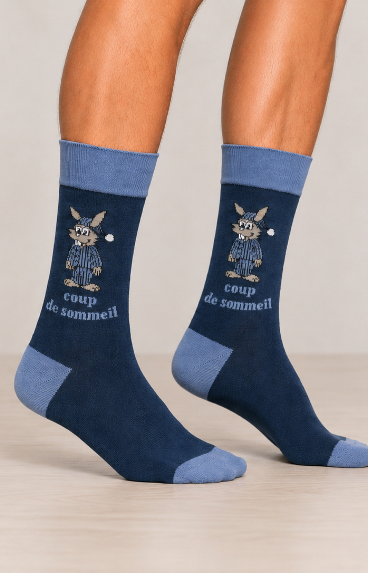 Chaussettes homme NIGHT - Taille 39/45, Couleur Marine