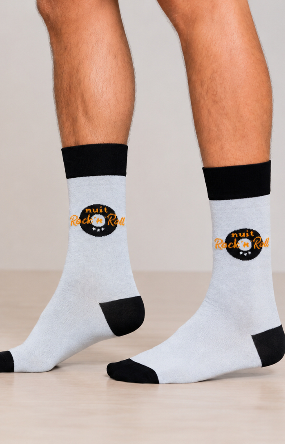 Chaussettes homme ROCK - Taille 39/45, Couleur Ciel