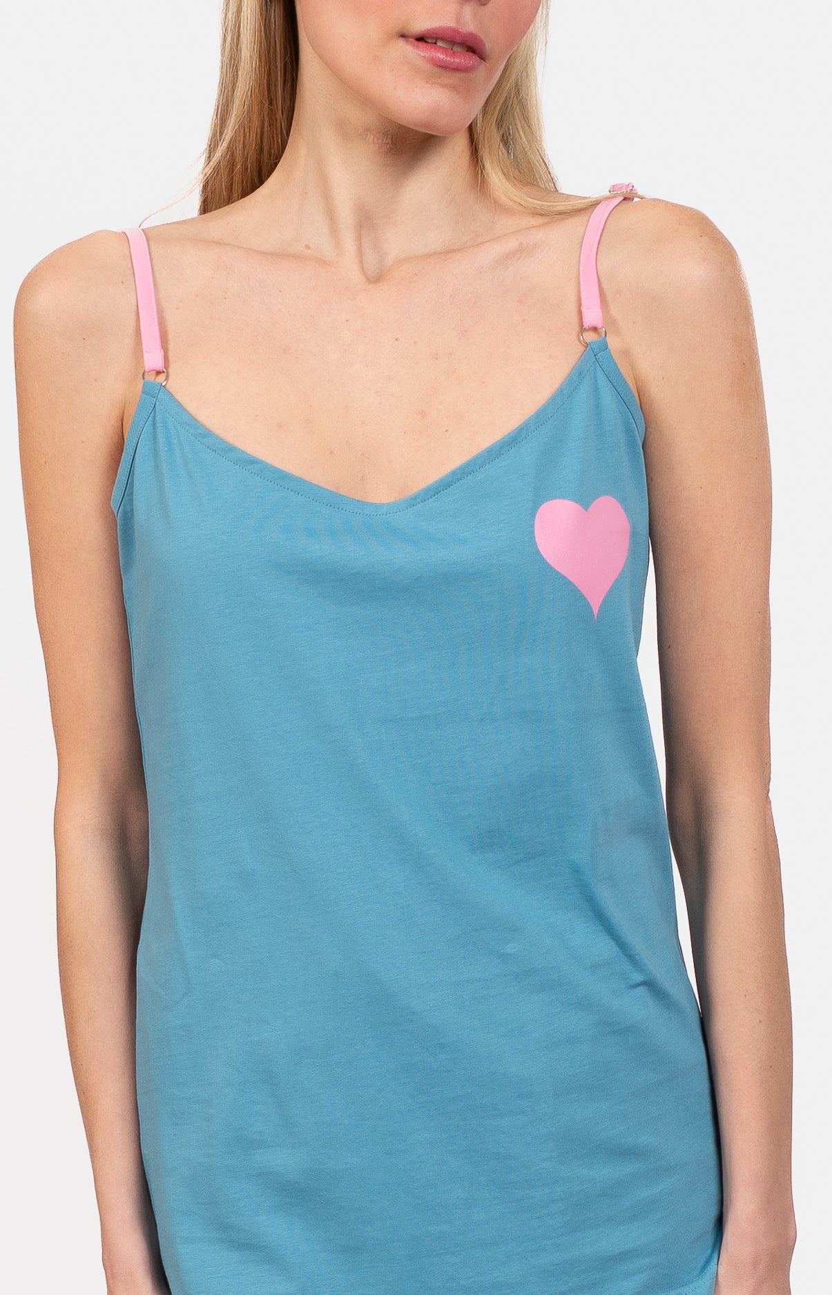 Long sleeveless pajamas with straps - UNI