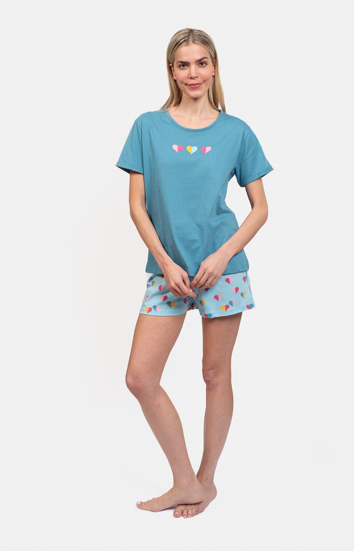 Pyjashort col rond - HALF