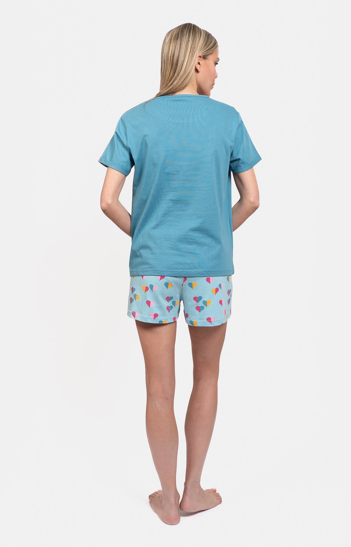 Pyjashort col rond - HALF