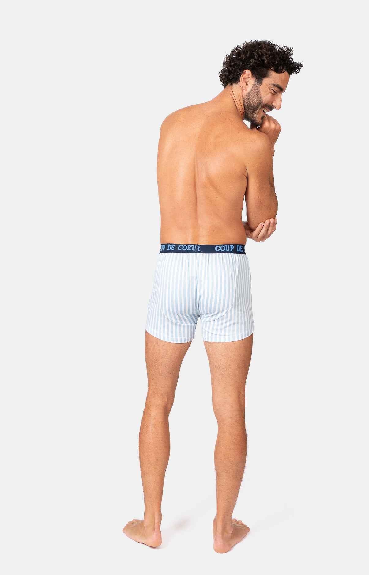 Caleçon homme maille 100% coton - RAYE