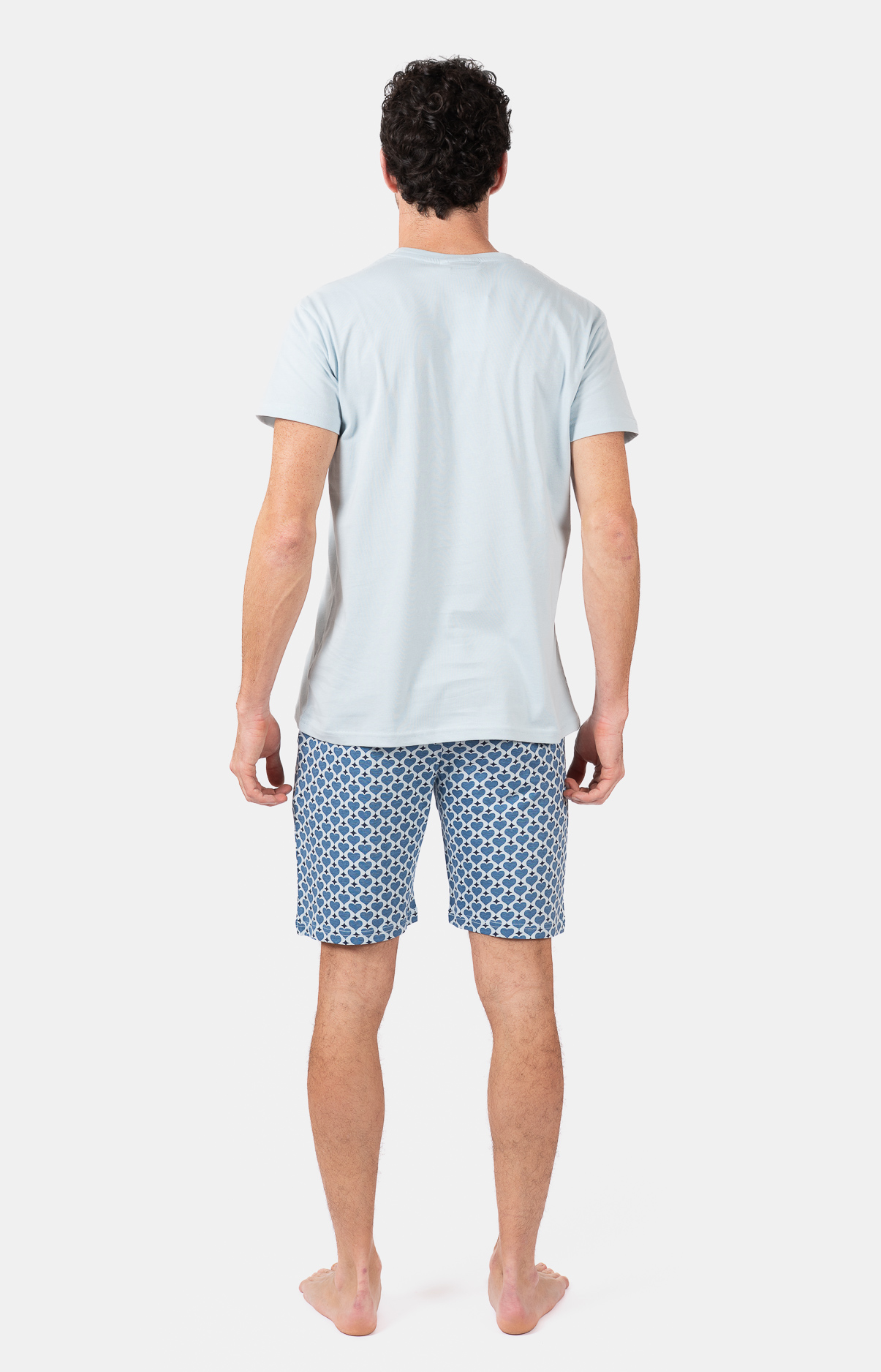 Pyjacourt homme col rond - 100% coton - CARD