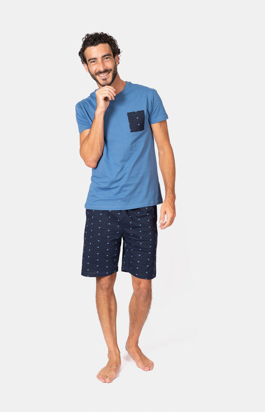 Pyjashort col rond - POIS
