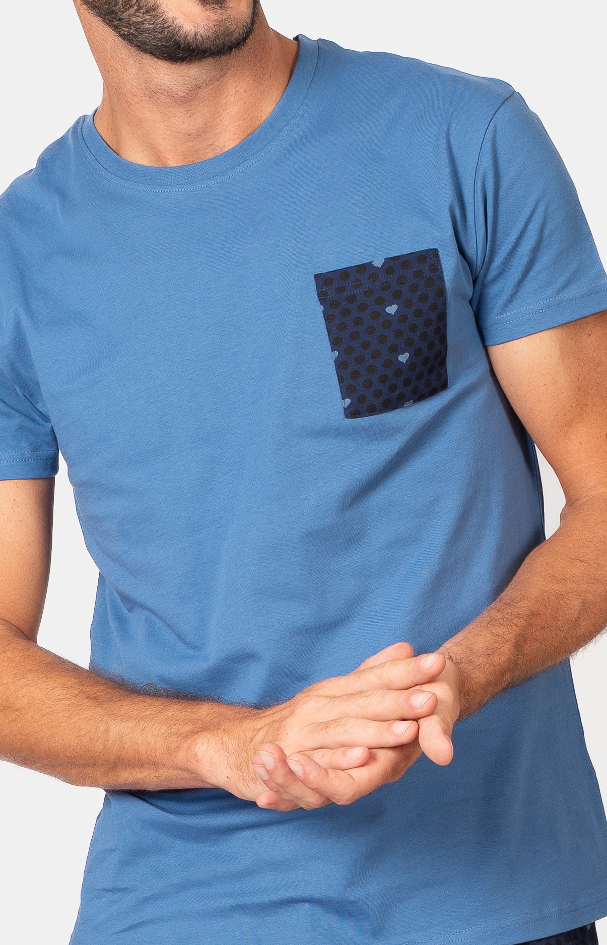 Pyjashort col rond - POIS