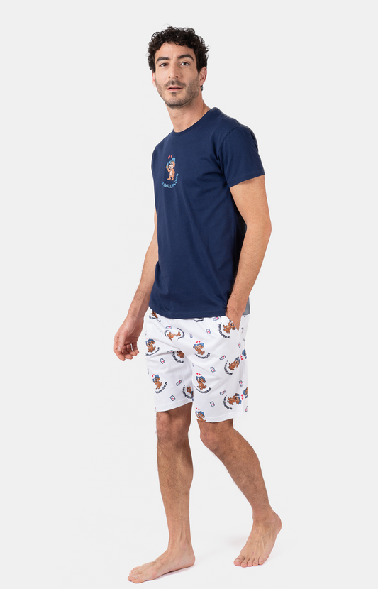 Pack cadeau couple : 2 Pyjashorts été et 2 chaussettes offertes