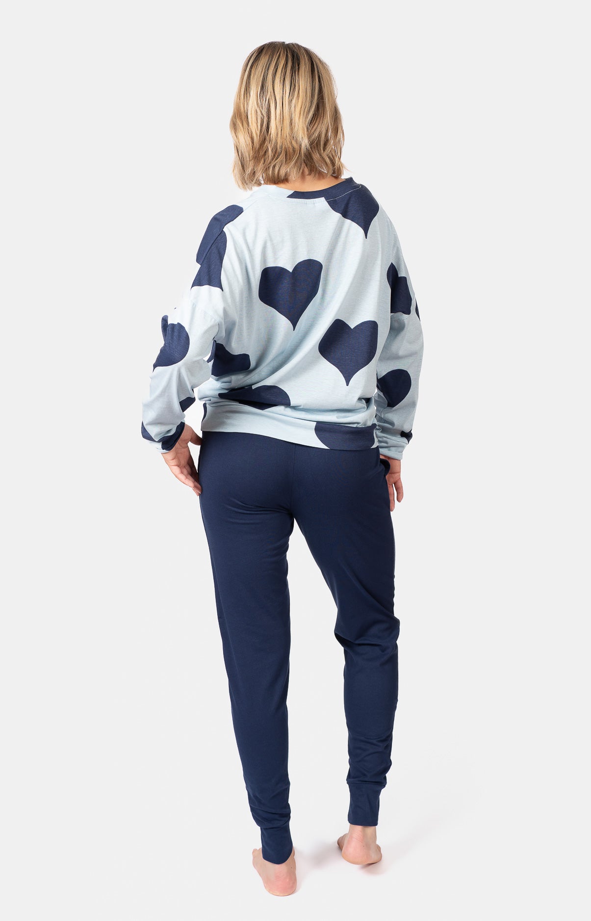 Pyjama long col V oversize - BIG