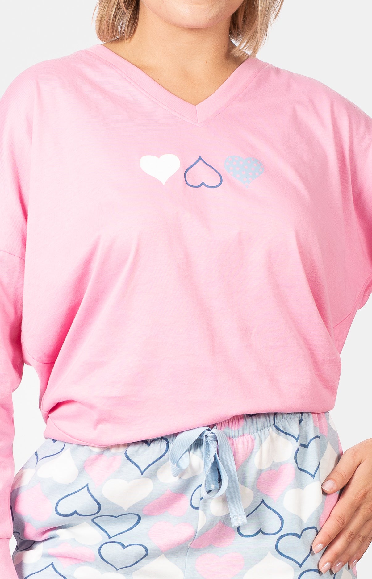 Pyjama long col V oversize - DIAM