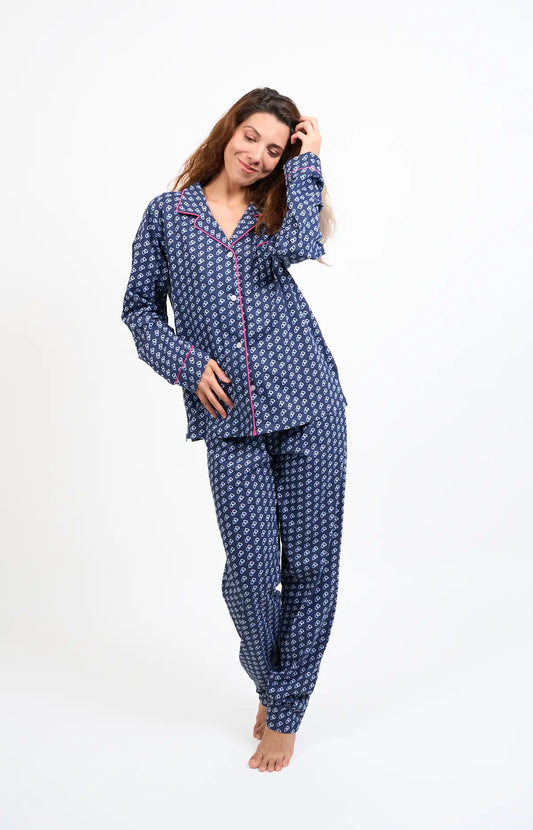 Pyjama long boutonné - CORALIE