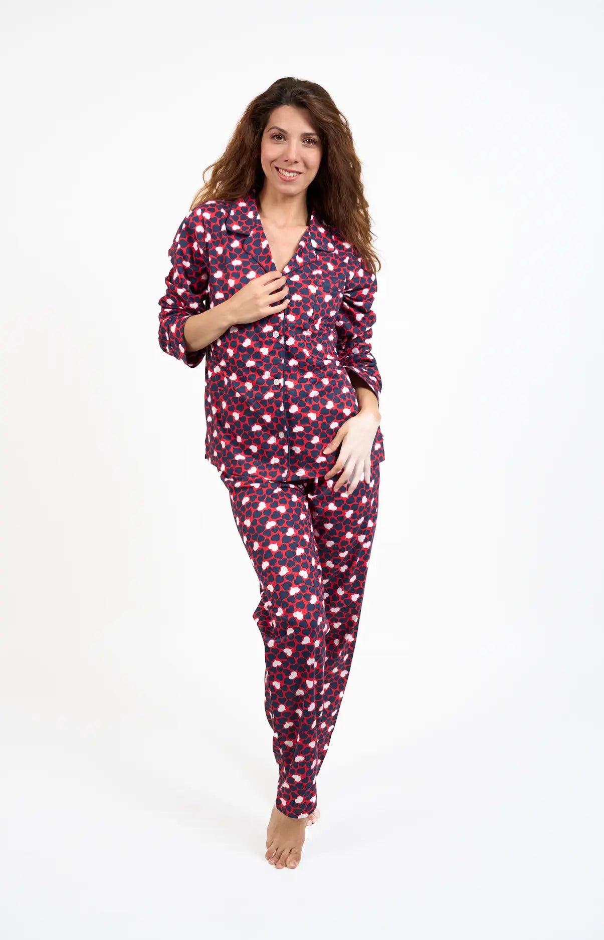 Pyjama long boutonné - COBBY