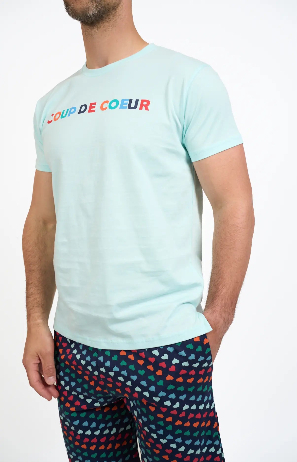 Pyjashort col rond - COLOR