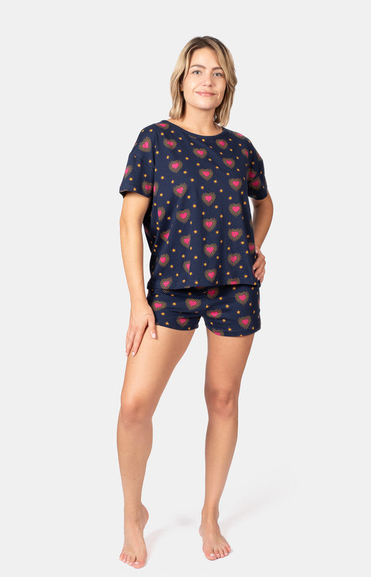 Pyjashort col rond oversize - VOTO