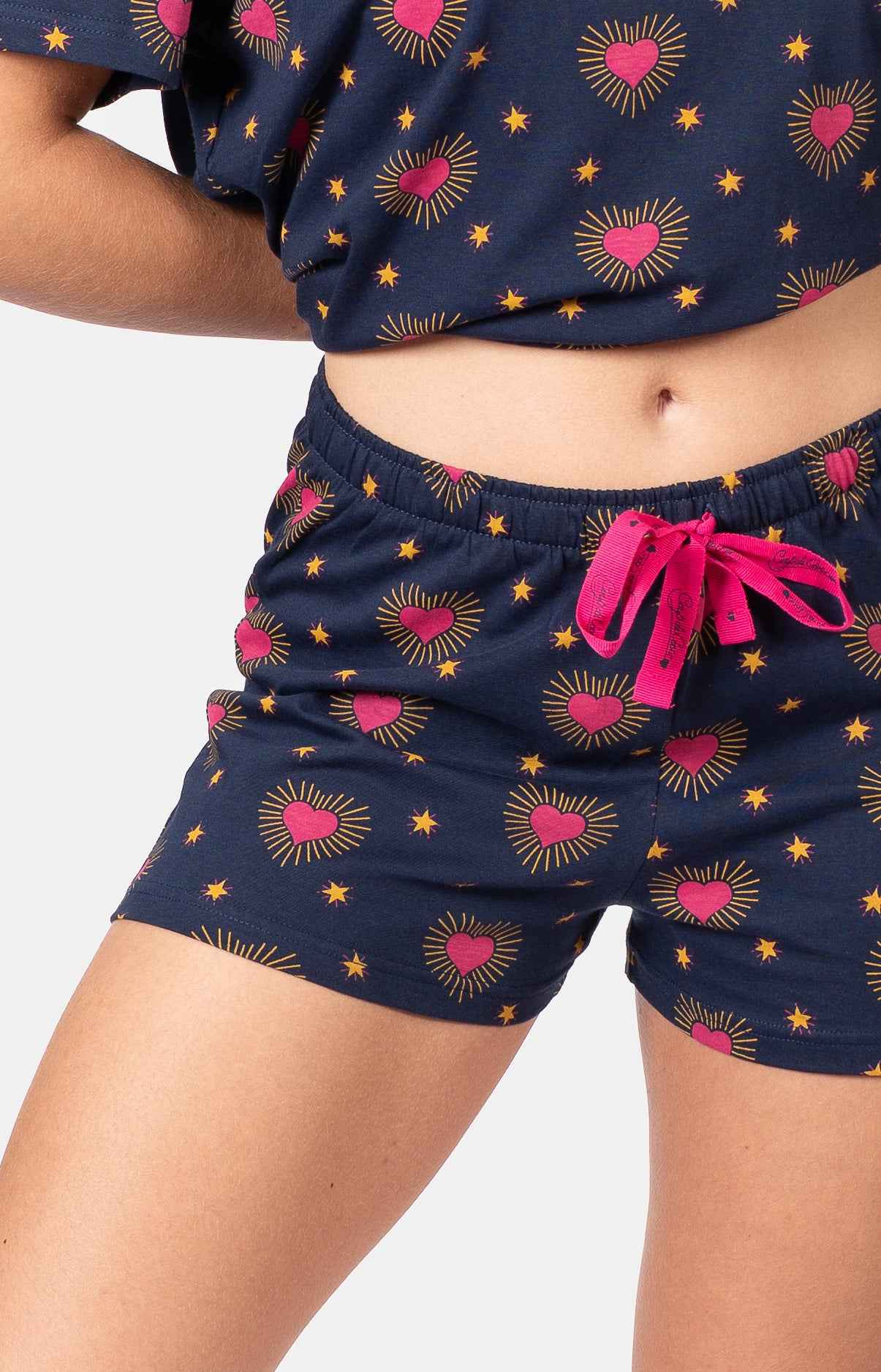 Pyjashort femme 100% coton T-shirt oversize - VOTO