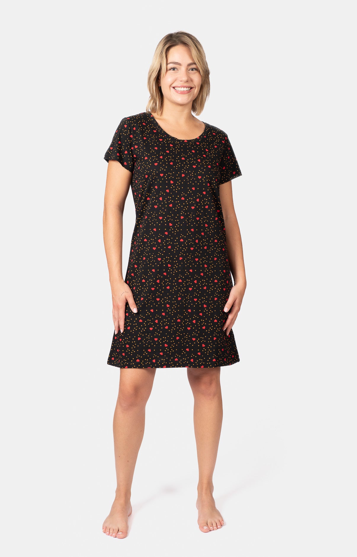Chemise de nuit col rond - STAR